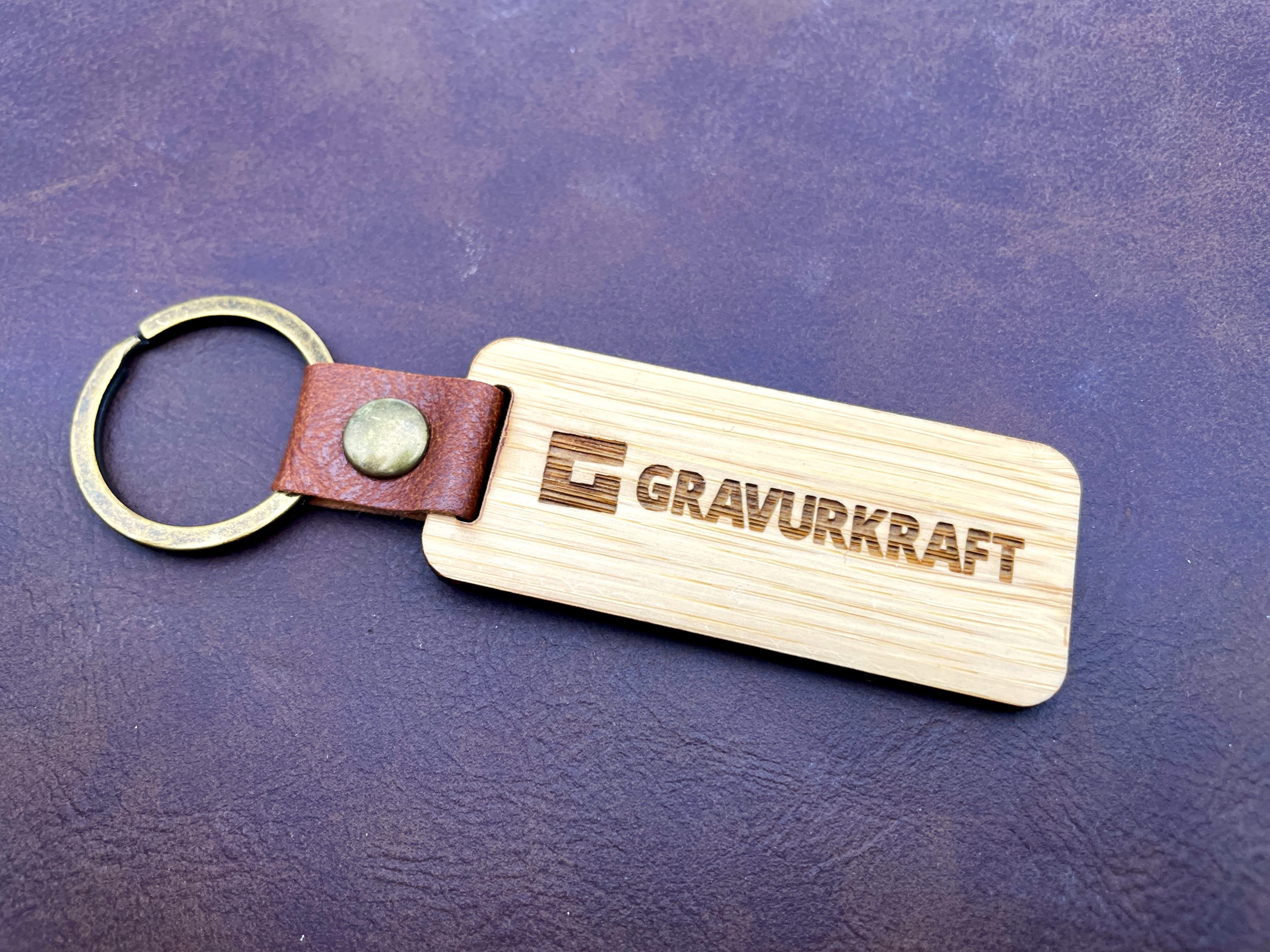 Bambus Schlüsselanhänger Produktbild