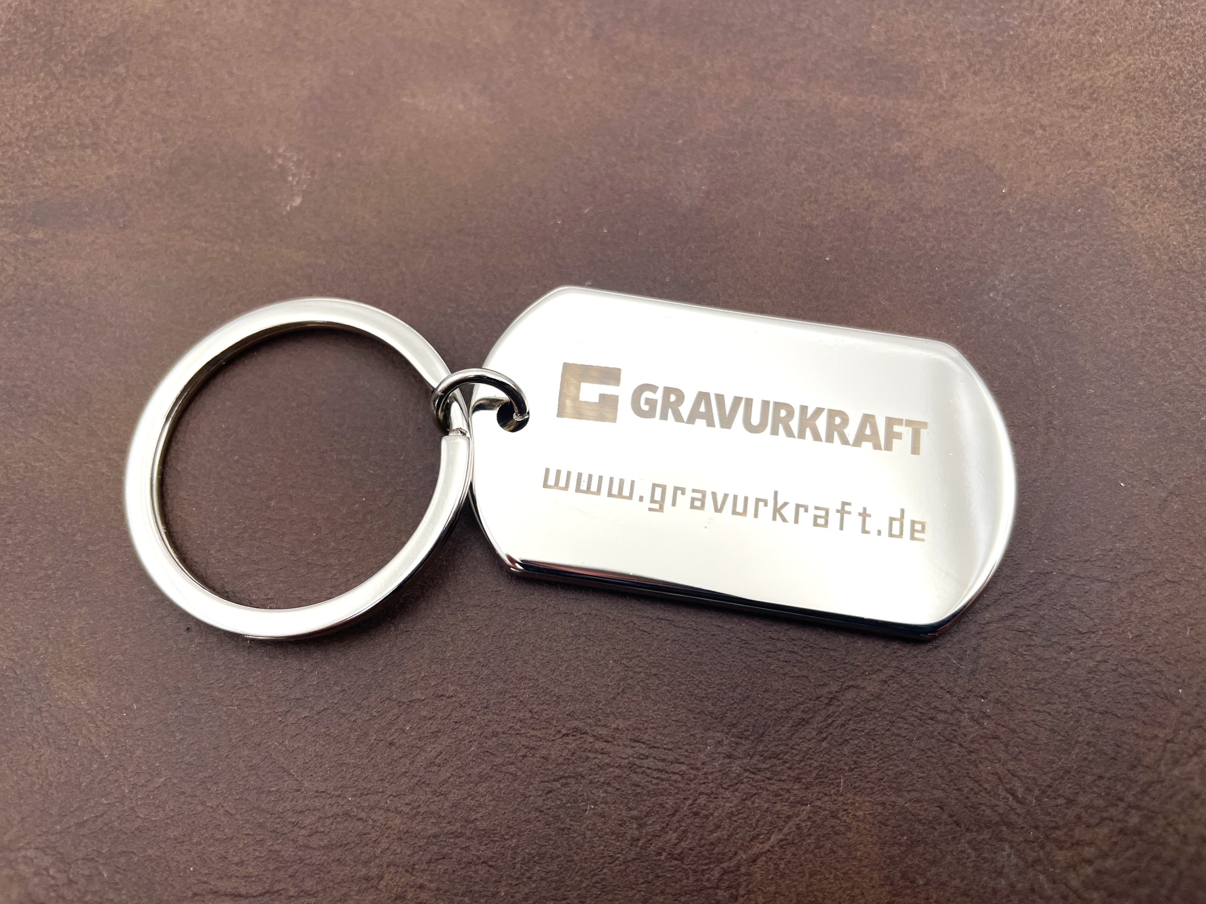 Metall Schlüsselanhänger Produktbild