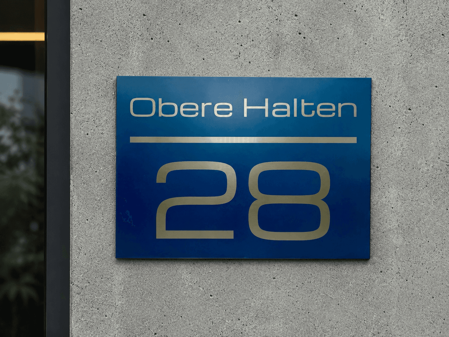 Metall Hausnummernschild Classico Produktbild